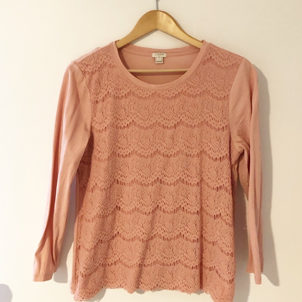 *2/$20* J Crew Lace Top